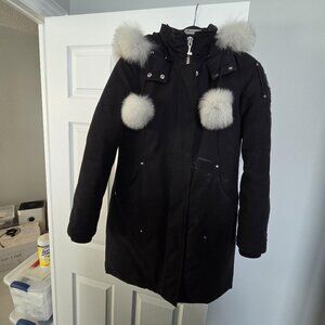 Moose Knuckle Jacket - Women Parka in Black